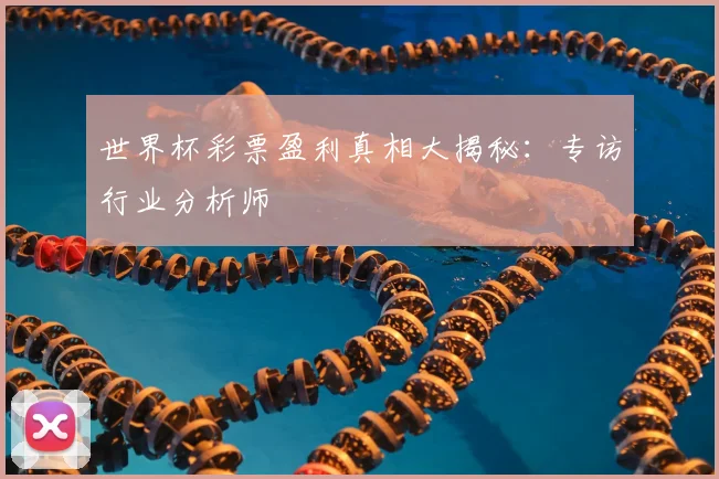 世界杯彩票盈利真相大揭秘：专访行业分析师